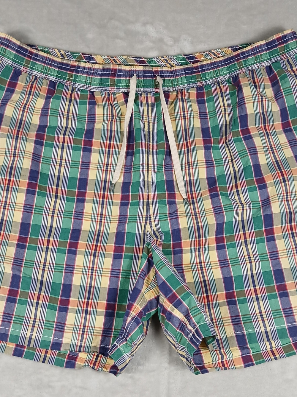 Polo Ralph Lauren Swim Trunks 3XB Big Men's Plaid Bathing Suit Shorts